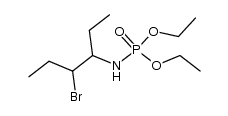 diethyl (4-bromohexan-3-yl)phosphoramidate Structure