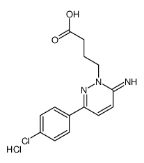 4-[3-(4-chlorophenyl)-6-iminopyridazin-1-yl]butanoic acid,hydrochloride Structure