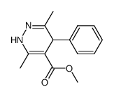 1,4-Dihydro-3,6-dimethyl-4-phenyl-pyridazine-5-carboxylic acid methyl ester Structure