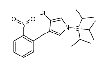 3-chloro-4-(2'-nitrophenyl)-N-(TIPS)pyrrole Structure