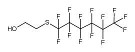 2-hydroxyethyl tridecafluorohexyl sulfide Structure