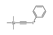 phenyl(2-trimethylsilylethynyl)iodanium结构式