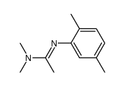 N'-(2,5-dimethylphenyl)-N,N-dimethylacetimidamide结构式