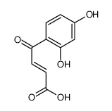 4-(2,4-dihydroxyphenyl)-4-oxobut-2-enoic acid Structure