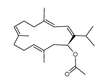 (14S)-acetoxycembra-1,3,7,11-tetraene结构式