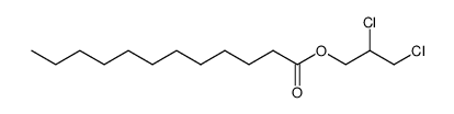 2,3-dichloro-1-propyl dodecanoate Structure