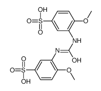 3,3'-(carbonyldiimino)bis[4-methoxybenzenesulphonic] acid Structure