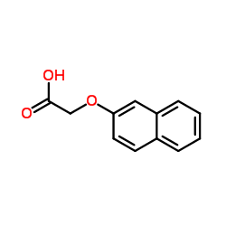 2-Naphthoxyacetic acid Structure