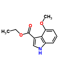 Ethyl 4-methoxy-1H-indole-3-carboxylate structure