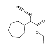 ethyl 2-azido-2-cycloheptylacetate结构式