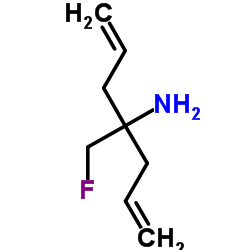 4-(Fluoromethyl)-1,6-heptadien-4-amine Structure