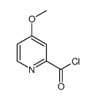 2-Pyridinecarbonyl chloride, 4-methoxy- (9CI)结构式