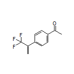 4-[1-(三氟甲基)乙烯基]苯乙酮结构式
