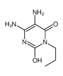 5,6-二氨基-3-丙基嘧啶-2,4(1h,3h)-二星空app结构式
