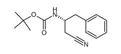 (R)-tert-butyl (1-cyano-3-phenylpropan-2-yl)carbamate Structure