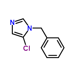 1-Benzyl-5-chloro-1H-imidazole结构式