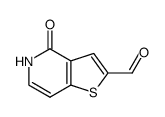 4-oxo-4,5-dihydrothieno[3,2-c]pyridine-2-carbaldehyde结构式