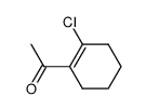 1-(2-chloro-cyclohex-1-enyl)-ethanone Structure