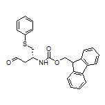 (R)-3-(Fmoc-amino)-4-(phenylthio)butanal Structure