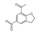 7-acetyl-5-nitro-2,3-dihydrobenzofuran结构式