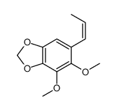 4,5-Dimethoxy-6-[(E)-1-propenyl]-1,3-benzodioxole结构式