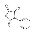 3-phenyl-2-sulfanylidene-1,3-thiazolidine-4,5-dione Structure