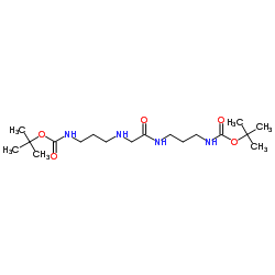 N,N'-BIS[3-(BOC-AMINO)PROPYL]GLYCINAMIDE structure