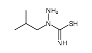 1-amino-1-(2-methylpropyl)thiourea结构式