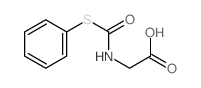 Glycine,N-[(phenylthio)carbonyl]- structure