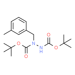 二-叔-丁基 1-(3-甲基苯甲基)肼-1,2-二甲酸基酯图片