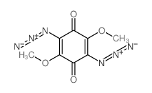 2,5-Cyclohexadiene-1,4-dione,2,5-diazido-3,6-dimethoxy-结构式