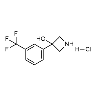 3-[3-(三氟甲基)苯基]-3-氮杂环丁醇盐酸盐(1:1)结构式