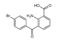 2-Amino-3-(4-bromobenzoyl)benzoic Acid Structure