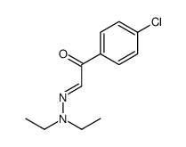 4'-Chloro-α-(diethylhydrazono)acetophenone结构式