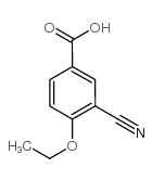 3-氰基-4-乙氧基苯甲酸结构式