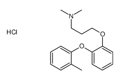 N,N-dimethyl-3-[2-(2-methylphenoxy)phenoxy]propan-1-amine,hydrochloride Structure