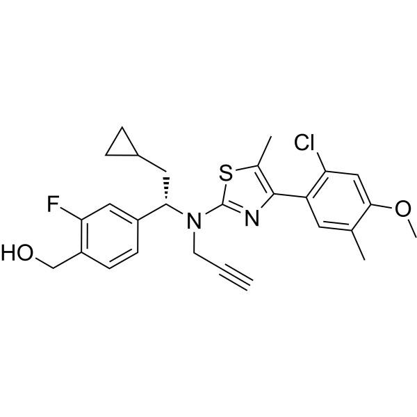 CRF1 receptor antagonist-1结构式