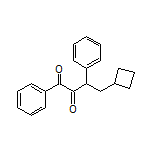 4-环丁基-1,3-二苯基丁烷-1,2-二酮结构式