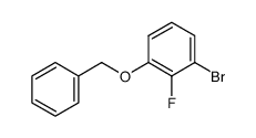 1-(benzyloxy)-3-bromo-2-fluorobenzene Structure