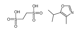 5-Isopropyl-4-methyloxazole 1,2-ethanedisulfonate hydrate结构式