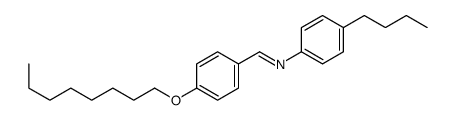 N-(4-butylphenyl)-1-(4-octoxyphenyl)methanimine Structure