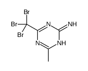 4-methyl-6-(tribromomethyl)-1,3,5-triazin-2-amine Structure