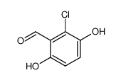 2-chloro-3,6-dihydroxy-benzaldehyde结构式