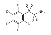 2-phenylethyl-d9-amine Structure