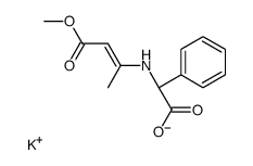 POTASSIUM (R)-N-(3-METHOXY-1-METHYL-3-OXOPROP-1-ENYL)-2-PHENYLGLYCINATE structure