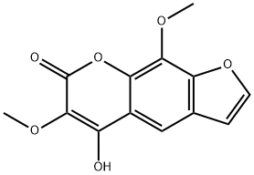 5-Hydroxy-6,9-dimethoxy-7H-furo[3,2-g][1]benzopyran-7-one picture