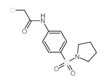 2-CHLORO-N-[4-(PYRROLIDINE-1-SULFONYL)-PHENYL]-ACETAMIDE结构式