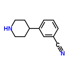 3-piperidin-4-ylbenzonitrile Structure