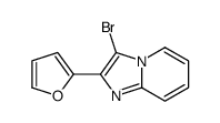 3-bromo-2-(furan-2-yl)imidazo[1,2-a]pyridine结构式