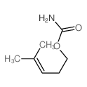 4-methylpent-3-enyl carbamate结构式